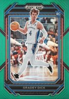 2023 Panini Prizm Draft Picks #84 Gradey Dick Green Basketball Card