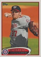 2012 Topps #556 Stephen Strasburg Baseball Card