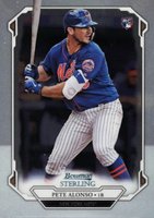 2019 Bowman Sterling #BSR61 Pete Alonso Baseball Card