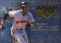 1998 Skybox Dugout Axcess Frequent Flyers #FF7 Barry Bonds Baseball Card
