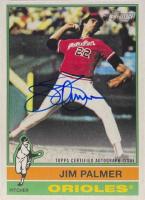 2025 Topps Heritage Real One Autographs #76ROJP Jim Palmer Baseball Card