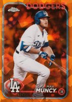 2024 Topps Chrome Sapphire #314 Max Muncy Orange Baseball Card