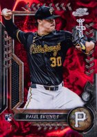 2024 Topps Cosmic Chrome X Cactus Jack #11 Paul Skenes Red Refractor Baseball Card