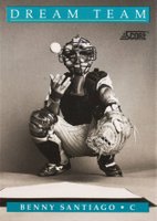 1991 Score #893 Benito Santiago Baseball Card