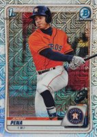 2020 Bowman Chrome Mega Box #BCP61 Jeremy Pena Baseball Card