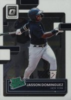 2022 Panini Donruss Optic Rated Prospect #RP2 Jasson Dominguez Baseball Card