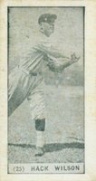 1928 Harrington's Ice Cream #25 Hack Wilson Baseball Card