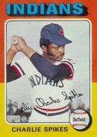 1975 Topps #135 Charlie Spikes Baseball Card