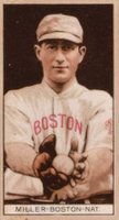 1912 Brown Backgrounds Broadleaf #126 Roy Miller Boston Baseball Card