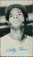 1974 Topps Deckle Edge #23 Bobby Tolan Baseball Card