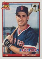 1991 Topps Desert Shield #702 Tim Naehring Baseball Card
