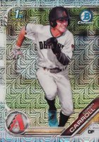 2019 Bowman Draft #BDC125 Corbin Carroll Chrome-Asia Refractor Baseball Card