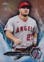 2021 Topps Chrome Ben Baller Icy #I-2 Mike Trout Baseball Card