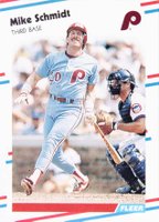 1988 Fleer #315 Mike Schmidt Baseball Card