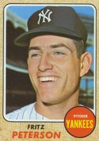 1968 Topps #246 Fritz Peterson Baseball Card
