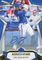2020 Panini Chronicles Rookies & Stars #3 Bo Bichette Signature Baseball Card