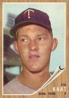 1962 Topps #21 Jim Kaat Baseball Card