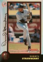 1998 Bowman Chrome #256 Darryl Strawberry Refractor Baseball Card
