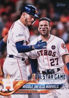 2018 Topps Complete Set #361 Carlos Correa/Jose Altuve All-Star Game Edition Baseball Card