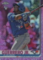 2019 Topps Chrome #201 Vladimir Guerrero Jr. Pink Refractor Baseball Card