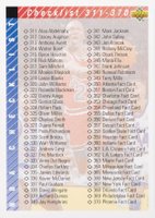 1992 Upper Deck #419 Checklist 311-420 Basketball Card