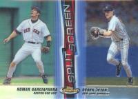 1999 Finest Split Screen #SS3 Nomar Garciaparra/Derek Jeter Baseball Card