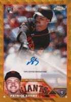 2023 Topps Chrome Update Autograph #ACPB Patrick Bailey Gold Wave Baseball Card