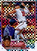 2023 Topps Chrome #48 Vaughn Grissom X-Fractor Baseball Card