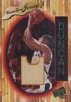 1997 Press Pass Jersey Card #JC1 Tim Duncan Basketball Card