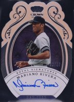 2023 Panini Chronicles Crown Royale Royal Signatures #RSMR Mariano Rivera Baseball Card