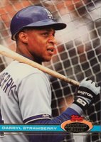 1991 Stadium Club #301 Darryl Strawberry Baseball Card