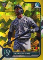 2022 Bowman Chrome Sapphire Edition #48 Julio Rodriguez SP-Yellow Baseball Card