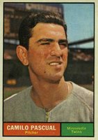 1961 Topps #235 Camilo Pascual Baseball Card