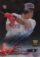 2018 Topps Clearly Authentic #RD Rafael Devers Autograph Baseball Card