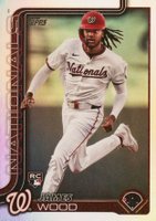 2025 Topps #181 James Wood Rainbow Foil Baseball Card