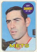 1969 Topps #221 Art Shamsky Baseball Card