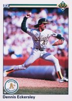 1990 Upper Deck #513 Dennis Eckersley Baseball Card