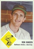 1963 Fleer #2 Ron Hansen Baseball Card