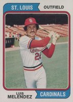 1974 Topps #307 Luis Melendez Baseball Card