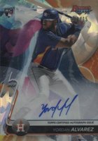 2020 Bowman's Best Best of 2020 Autographs #B20YA Yordan Alvarez Atomic Refractor Baseball Card