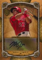 2013 Topps Supreme Supreme Stylings #SS-MTT Mike Trout Autograph Baseball Card
