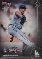 2016 Topps Now Postseason Los Angeles Dodgers #LAD-12 Julio Urias Baseball Card