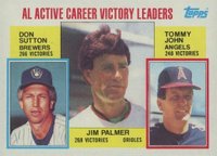 1984 Topps #715 A.L. Active Career Victory Leaders Baseball Card