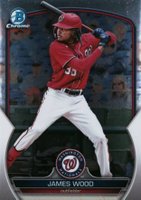 2023 Bowman Chrome Prospects #BCP224 James Wood Baseball Card