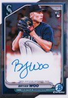 2024 Bowman Chrome Rookie Autographs #CRABW Bryan Woo Baseball Card