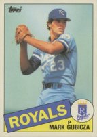 1985 Topps Tiffany #127 Mark Gubicza Baseball Card