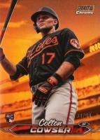 2024 Topps Stadium Club #86 Colton Cowser Chrome-Orange Refractor Baseball Card