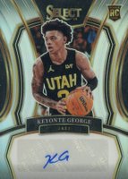 2023 Panini Select Rookie Signatures #RSKEY Keyonte George Basketball Card