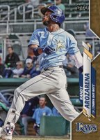 2020 Topps Update #U208 Randy Arozarena Gold Baseball Card