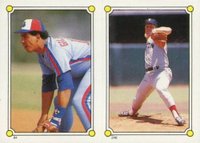 1987 O-Pee-Chee Stickers #84/246 Andres Galarraga/Tom Seaver Baseball Card